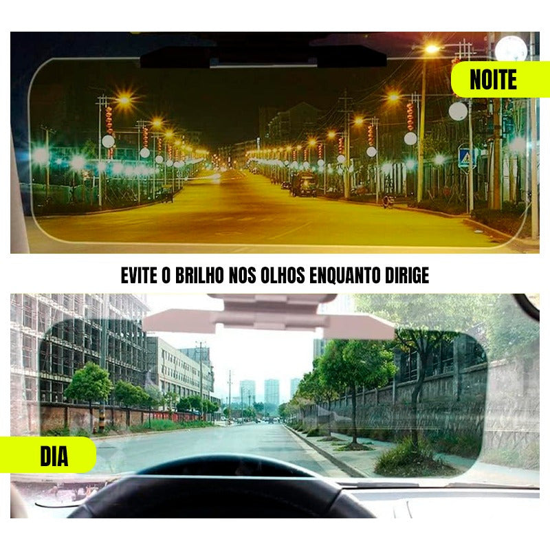 Visor Protetor Solar Quebra Sol Automotivo 12x32 Cm